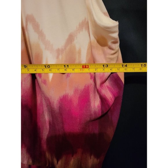 METAPHOR Missy BLSN Halter Maxi Pink Combo Size 10 - Picture 9 of 9